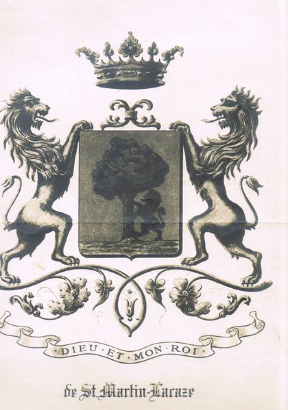 Un des blasons de la famille.