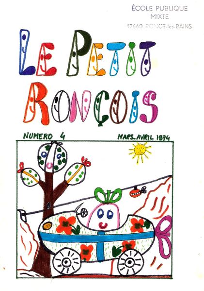 Numéro 4 du Petit Ronçois mars avril 1974