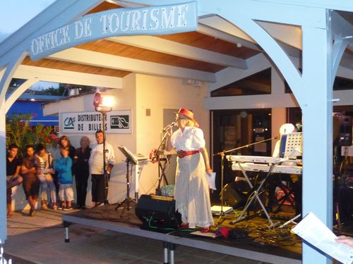 Sylviane Boutet interprète la chanson qu'elle a composée