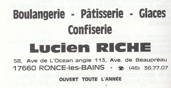 Publicité des années 70
