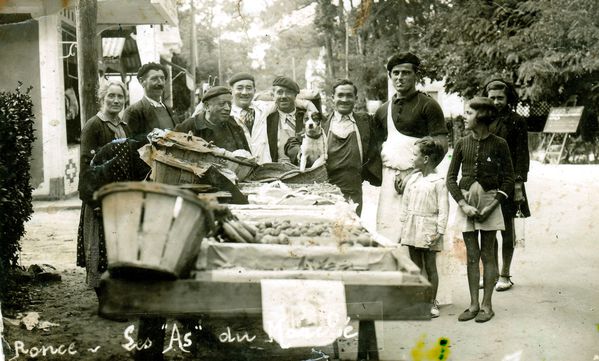 l Jeanne , georges grenoux boucher chez Bonneau à l'extre