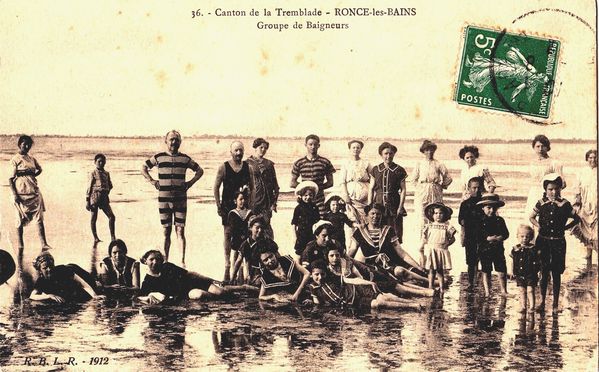 On se sent bien en maillot de bains en 1912