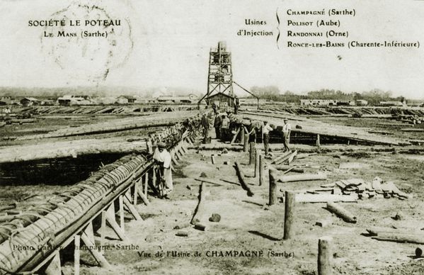 L'usine de Champagné dans la Sarthe