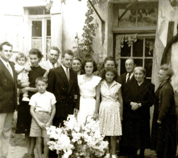 Fiançailles de Claude et Any à La Tremblade de droite à